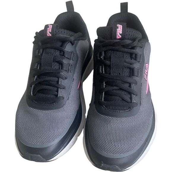 Fila Memory Trexler soft mesh running Athletic Shoe Size 8.5 Black and Pink - Picture 4 of 10